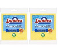Spontex Sponge Cloths, Pack of 10