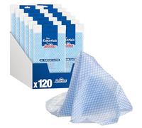 Spontex The Essentials All Purpose Cleaning Cloths | Versatile & Reusable Dish Cloths | 12 x 10 Pack (120 Total)