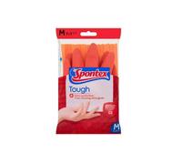 Spontex Tough Gloves Reinforced Protection Medium Size x 12 Pairs in One Box - Cleaning Gloves - Medium