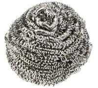 Spontex Tough Kitchen Scourers | Wire Wool Pan Scourers | 90% Recycled Rust-Free Stainless Steel | Cleans Ovens, BBQs, Glass Dishes & Jugs | 4 Count