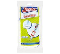 Spontex Twist Mop Refill | Washable Microfibre Mop Head | Cleans Laminate, Wood & Tile Flooring | for Spontex Twist and Twist Ultra Compact Mops