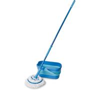 Spontex Ultra Compact Twist Mop and Bucket Set | Microfibre Mop with Built-In S