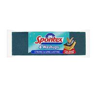 Spontex Washups General Purpose Sponge Scourers | 6.8 x 4 x 8.6cm | Pack of 40