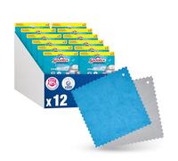 Spontex X’tra Brilliant Microfibre Cleaning Cloths | Reusable Cloths for Cleaning & Polishing | Machine Washable | 12 x 2 Pack (24 Total)
