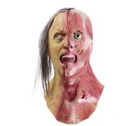Spoof Zombies Mask Latex Full Face Cover Costume Play Prop for Halloween 2026