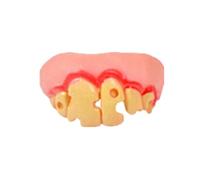 Spoofing Toys More Shape Funny Dentures Teeth (C, 5x2x3cm)