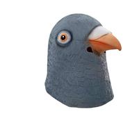Spookletronics Realistic Pigeon Head Mask Latex Full Head Costume Halloween Mask Animal