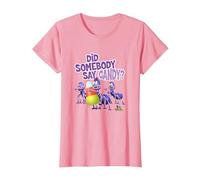 Spookley The Square Pumpkin Did Somebody Say Candy T-Shirt, Women, Pink, Large