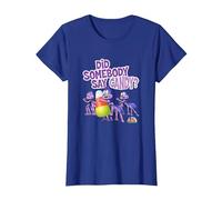 Spookley The Square Pumpkin Did Somebody Say Candy T-Shirt, Women, Royal Blue, Small