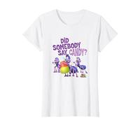 Spookley The Square Pumpkin Did Somebody Say Candy T-Shirt, Women, White, Small
