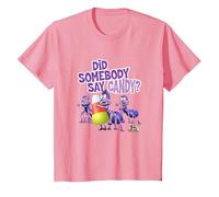 Spookley The Square Pumpkin Did Somebody Say Candy T-Shirt, Youth, Pink, X-Small