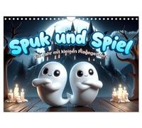 Spooks and games: A year with little pests UK-Version (Wall Calendar 2026 DIN A4 Landscape), CALVENDO 12 Month Wall Calendar