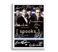 Spooks Cast Signed Autograph A4 Poster Photo Print TV Show Series Season Framed DVD Boxset Memorabilia Gift (A4 POSTER ONLY)