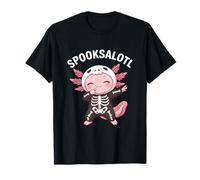 Spooksalotl Axolotls Funny Cheerful Pet Halloween Party T-Shirt