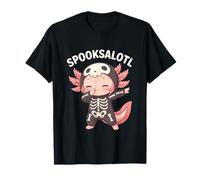 Spooksalotl Axolotls Funny Playful Pet Halloween Party T-Shirt