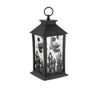 Spooksville Black Witch LED Spooky Lantern 30cm
