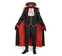 Spooktacular Creations Adult Black Headless Horseman Costume Set, includes Vest with Cape, Hood, Boot Covers, Gloves for Men-M