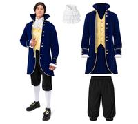 Spooktacular Creations Adult Men Aristocrat Costume, 1800s Costume Men for Halloween Costumes, Role Play-M