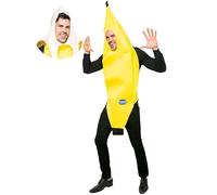Spooktacular Creations Appealing Banana Costume Adult Deluxe Set for Halloween Dress Up Party and Roleplay Cosplay (Medium)