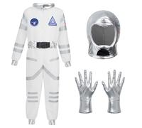 Spooktacular Creations Astronaut Costume for Kids, Astronaut Helmet, Space Suit, Halloween Costume for Boys Girls M