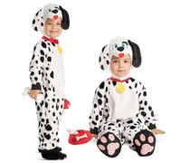 Spooktacular Creations Baby Dalmatian Puppy Costume for Infant Toddler Kids Dog Costume Halloween Trick or Treat Party (Toddler (3-4))