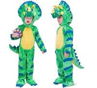 Spooktacular Creations Baby Triceratops Dinosaur Costume-Green