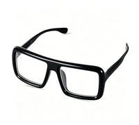 Spooktacular Creations Big Square Glasses for Halloween, Oversized Nerd Glasses for Women and Men, G ostume Accessories for Halloween Parties, Retro Funny Photo Booth Props