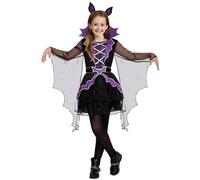 Spooktacular Creations Child Girl Miss Battiness Costume for Halloween Dress Up Party, Themed Parties, Cosplay, Everyday Play Large (10-12 yrs)