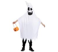 Spooktacular Creations Child Unisex Ghost costume w/horn (Medium (8-10yr))