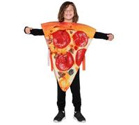 Spooktacular Creations Child Unisex Pizza Slice Hotdog Costume for Kids Boy Girls Halloween Costume Accessory, Vegetable Funny Food Suit, Party Supplies Medium (8-10 yrs)