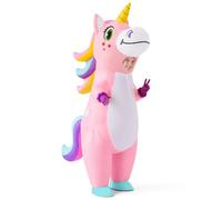 Spooktacular Creations Child Unisex Unicorn Full Body Air Blow-up Inflatable Costume