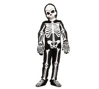 Spooktacular Creations Fierce 3D Skeleton Costume Set for Kids Halloween Dress Up, Role-Play, Carnival Cosplay (Small (5-7 yrs))