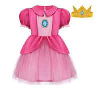 Spooktacular Creations Halloween Baby Pink Dress Costume for Girl, Princess Costume for Toddler Girls, Princess Tulle Dress for Halloween Costume Cosplay Parties