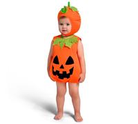 Spooktacular Creations Halloween Baby Pumpkin Costume, Pumpkin Costume Toddler Outfit with Hood for Halloween Dress up party