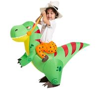 Spooktacular Creations Halloween Inflatable Costume Ride a T-rex Dinosaur Air Blow-up Deluxe Halloween Costume - Child (4-6 Yrs)