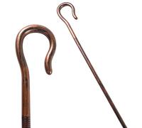 Spooktacular Creations Halloween Shepherd's Crooked Staff, Crook Prop Stick Walking Cane Accessory, Halloween Party Pretend Play Costume for Kids Men Women, Halloween Dress Up