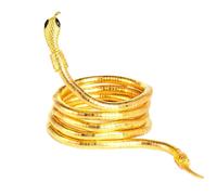 Spooktacular Creations Halloween Snake Bracelet & Necklace, Bendable Arm Cuff Jewelry for Kids, Adults & Women - Flexible Adjustable Snake Decor Halloween Costume Accessory