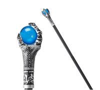 Spooktacular Creations Halloween Walking Cane, Fire Dragon Claw Round Staff for Wizard Costume Scepter Accessories for Halloween Party Pretend Play Costume, Dress Up Parties