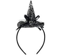 Spooktacular Creations Halloween Witch Hat Headband, Wizard Hat Headband, Cute Hoop Band Headwear for Kids Adult Halloween Party Dress up Costume Cosplay Accessories Props