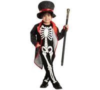 Spooktacular Creations Happy Skeleton Costume Toddler Child Glow in the Dark for Kids Halloween