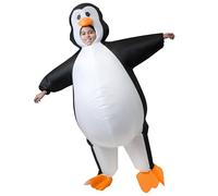 Spooktacular Creations Inflatable Costume Penguin Air Blow-up Deluxe Halloween Costume - Child