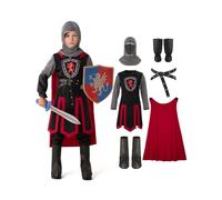 Spooktacular Creations Medieval Knight Costume for Kids, Girls, Boys California Costume Collection, Fancy Dress Costume, Dragon Knight Costume, Halloween Knight Costumes Dress Up Parties