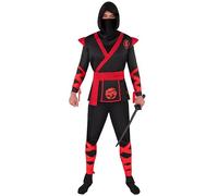 Spooktacular Creations Men Ninja Deluxe Costume for Adult Halloween Dress Up Party, Trick or Treating, Cosplay Party-M
