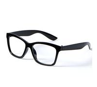 Spooktacular Creations Nerd Glasses with Clear Lenses, Square Eyeglasses Nerd Costume Accessories for Men Women, Fake Glasses for Halloween Costume Party, Cosplay & Photo Booth Props
