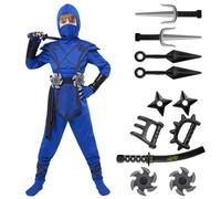 Spooktacular Creations Ninja Dragon Costume Outfit Set for Kids Halloween Dress Up Party, Carnival Costume