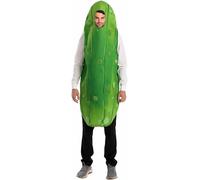 Spooktacular Creations Pickle Adult Costume, Fruit Jumpsuit, Halloween Costume - Small