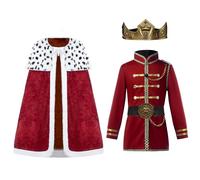 Spooktacular Creations Prince Costume for Boys, Regal Prince Outfit, King Costume for Kids Halloween Dress up and Costume parties-S