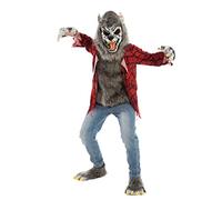 Spooktacular Creations Red Werewolf Halloween Kids Costume with Mask, Gloves and Shoes