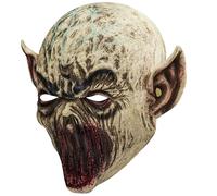 Spooktacular Creations Scary Halloween Zombie Mask, Full Head Horror Alien Ghost Devil Demon Face Mask, Creepy Latex Monster Cap Masks for Adult Cosplay Halloween Costume Accessory, Party Dress Up