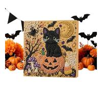 Spooky Adorable Halloween Table Decoration Bead Art With Gems